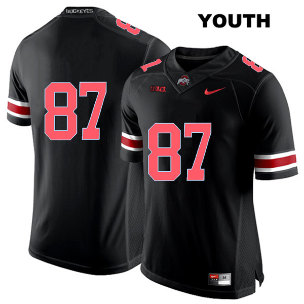 Ohio State Buckeyes Youth Ellijah Gardiner #87 Red Number Black Authentic Nike No Name College NCAA Stitched Football Jersey RN19M63CD